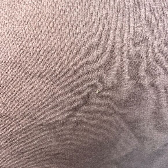 Vintage 70s 80s turtle neck mock long sleeve autumn brown wool dress modest - Picture 6 of 11